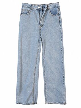 SHEIN Light Blue Boot-Cut High-Rise Women's Jeans